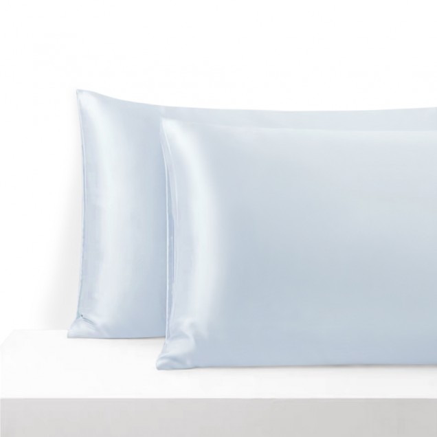 Cheap Alice Blue Envelope 22 Momme Mulberry Silk Pillowcase