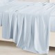 Cheap Alice Blue 22 Momme Mulberry Silk Sheet Set