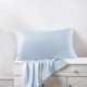 Cheap Baby Blue Envelope 22 Momme Mulberry Silk Pillowcase