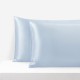 Cheap Baby Blue Envelope 22 Momme Mulberry Silk Pillowcase