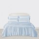 Cheap Baby Blue 3 PCS 22 Momme Mulberry Silk Duvet Cover Set