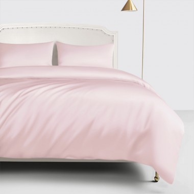 Cheap Baby Pink 22 Momme Mulberry Silk Duvet Cover