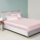 Cheap Baby Pink 22 Momme Mulberry Silk Sheet Set