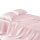 Cheap Baby Pink 22 Momme Mulberry Silk Sheet Set