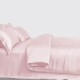 Cheap Baby Pink 3 PCS 22 Momme Mulberry Silk Duvet Cover Set