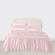 Cheap Baby Pink 3 PCS 22 Momme Mulberry Silk Duvet Cover Set