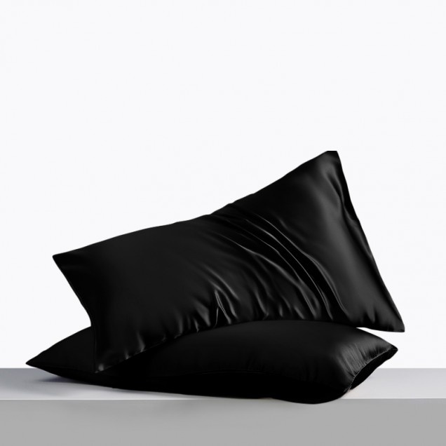 Cheap Black Envelope 22 Momme Mulberry Silk Pillowcase