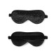 Cheap Black Dot Silk Sleep Mask