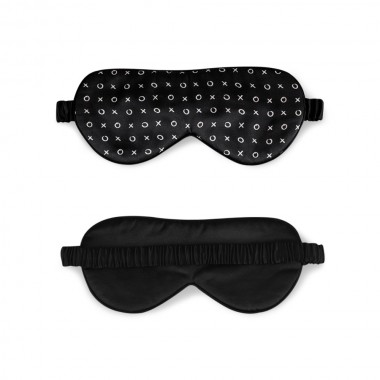 Cheap Black Silk Sleep Mask