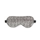 Cheap Black & Silver Silk Sleep Mask