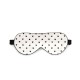 Cheap Black & White Heart Silk Sleep Mask