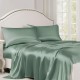 Cheap Celadon Green 22 Momme Mulberry Silk Flat Sheet