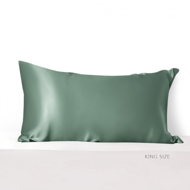 Cheap Celadon Green Envelope 22 Momme Mulberry Silk Pillowcase