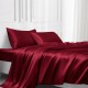 Cheap Claret 22 Momme Mulberry Silk Flat Sheet