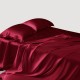 Cheap Claret 22 Momme Mulberry Silk Sheet Set