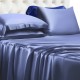 Cheap Dark Blue 22 Momme Mulberry Silk Fitted Sheet