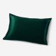 Cheap Dark Green Envelope 22 Momme Mulberry Silk Pillowcase