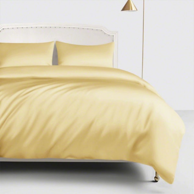 Cheap Gold 22 Momme Mulberry Silk Duvet Cover