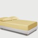 Cheap Gold 22 Momme Mulberry Silk Fitted Sheet