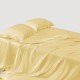 Cheap Gold 22 Momme Mulberry Silk Sheet Set