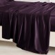 Cheap Grape 22 Momme Mulberry Silk Flat Sheet