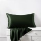 Cheap Hunter Green 22 Momme Mulberry Silk Pillowcase with Hidden Zipper