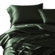 Cheap Hunter Green 3 PCS 22 Momme Mulberry Silk Duvet Cover Set