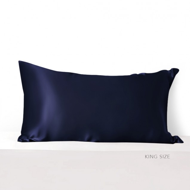 Cheap Navy Envelope 22 Momme Mulberry Silk Pillowcase