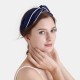 Cheap Navy & Ivory Silk Headband