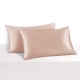 Cheap Pearl Pink 22 Momme Mulberry Silk Pillowcase with Hidden Zipper