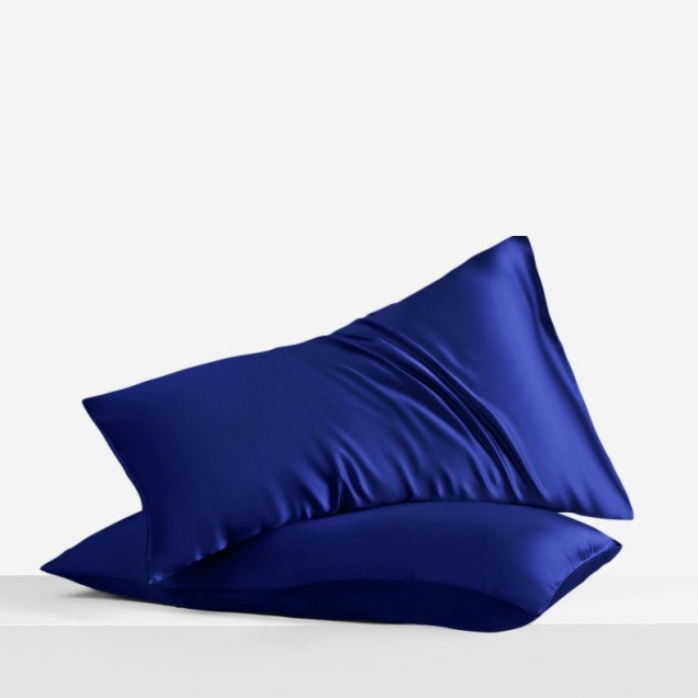 Cheap Royal Blue Envelope 22 Momme Mulberry Silk Pillowcase