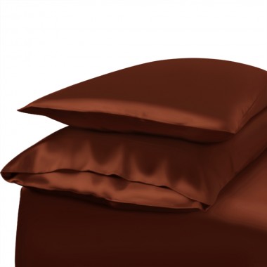 Cheap Rust Red Envelope 22 Momme Mulberry Silk Pillowcase
