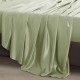 Cheap Sage Green 22 Momme Mulberry Silk Flat Sheet