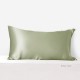 Cheap Sage Green 22 Momme Mulberry Silk Pillowcase with Hidden Zipper