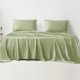 Cheap Sage Green 22 Momme Mulberry Silk Sheet Set