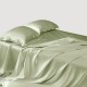 Cheap Sage Green 22 Momme Mulberry Silk Sheet Set