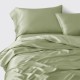 Cheap Sage Green 3 PCS 22 Momme Mulberry Silk Duvet Cover Set