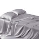 Cheap Silver 22 Momme Mulberry Silk Flat Sheet