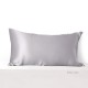 Cheap Silver 22 Momme Mulberry Silk Pillowcase with Hidden Zipper