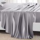 Cheap Silver 22 Momme Mulberry Silk Sheet Set