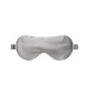 Cheap Silver & Ivory Suede Rose Silk Eye Mask