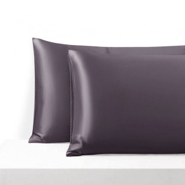 Cheap Slate Gray Envelope 22 Momme Mulberry Silk Pillowcase