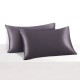 Cheap Slate Gray 22 Momme Mulberry Silk Pillowcase with Hidden Zipper