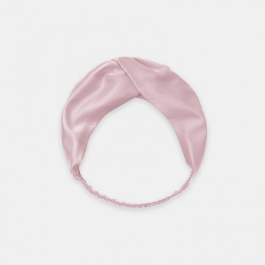 Cheap Suede Rose Mulberry Silk Headband