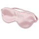 Cheap Two Piece Silk Gift Set Suede Rose Pillowcase & Eye Mask