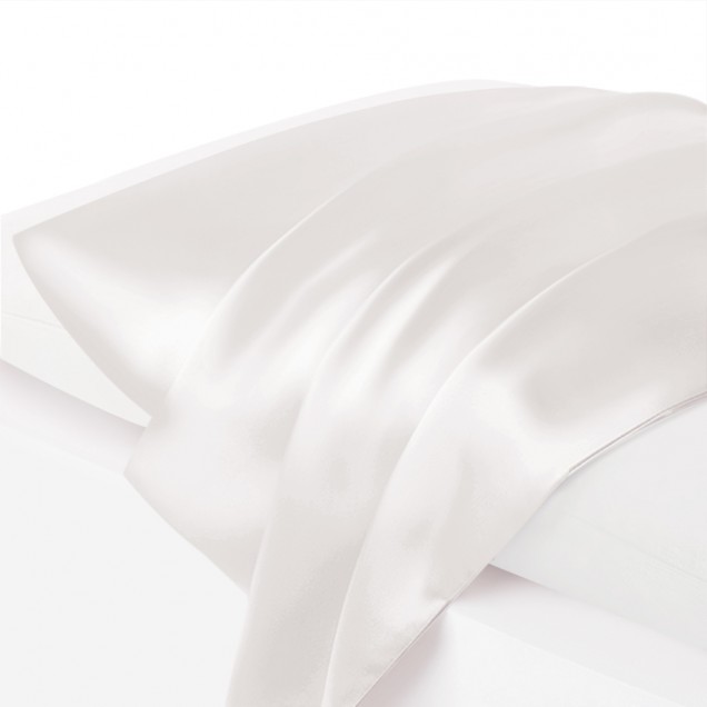 Cheap White Envelope 22 Momme Mulberry Silk Pillowcase